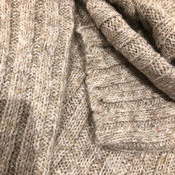 NWOT - Variegated Neutral Yarn Ribbed Turtleneck Sweater - Picture 14 of 16